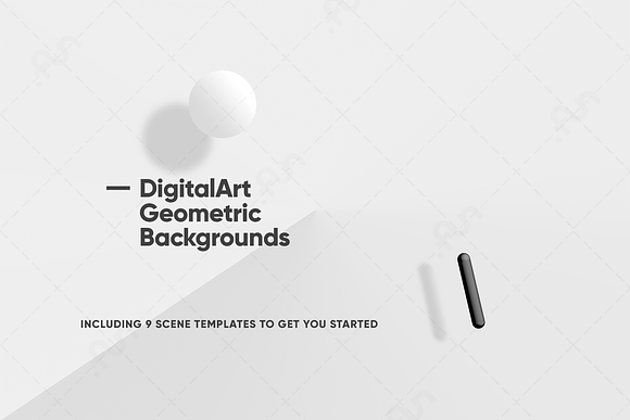 Digital-Art Geometric Backgrounds in Patterns - product preview 4