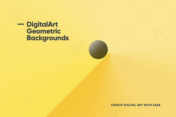 Digital-Art Geometric Backgrounds in Patterns - product preview 6