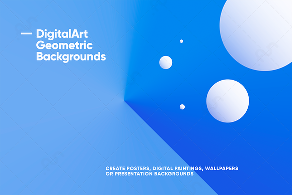 Digital-Art Geometric Backgrounds in Patterns - product preview 10