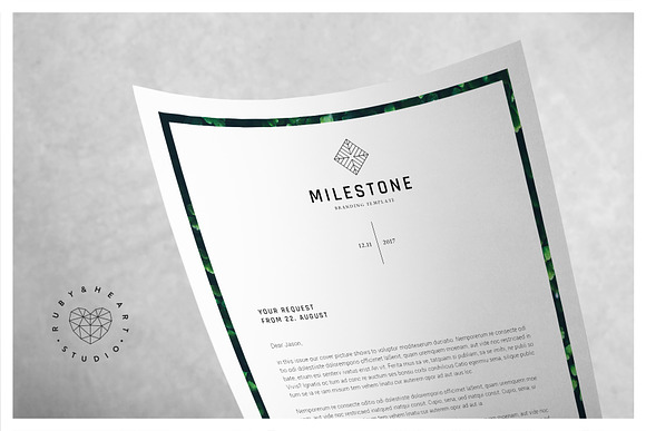 MILESTONE Stationery Collection in Stationery Templates - product preview 9