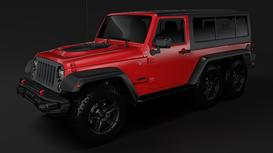 Jeep Wrangler 6x6 Rubicon Recon JK 2 in Vehicles - product preview 3