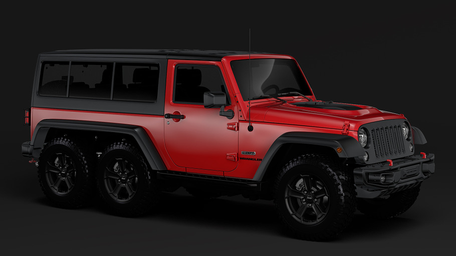 Jeep Wrangler 6x6 Rubicon Recon JK 2 in Vehicles - product preview 4