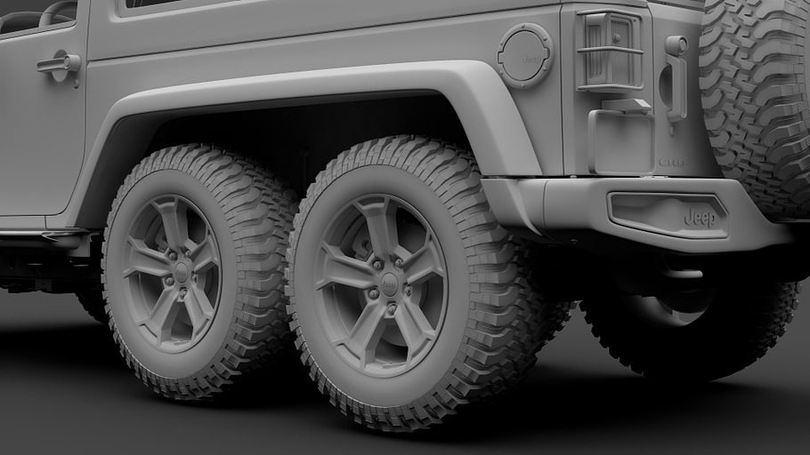 Jeep Wrangler 6x6 Rubicon Recon JK 2 in Vehicles - product preview 20