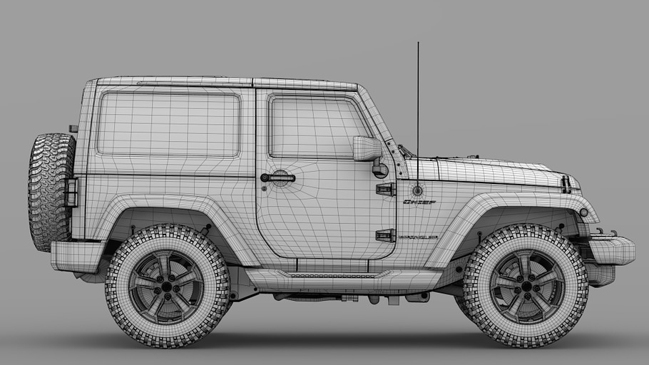 Jeep Wrangler Chief JK 2017 in Vehicles - product preview 20