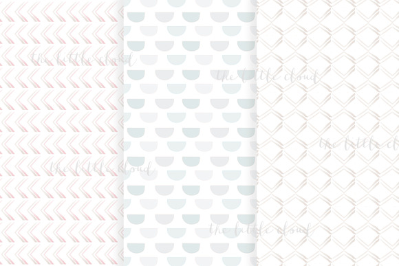9 Seamless hand-drawn patterns vol.2 in Patterns - product preview 1