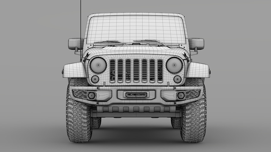 Jeep Wrangler Rubicon Recon JK 2017 in Vehicles - product preview 11