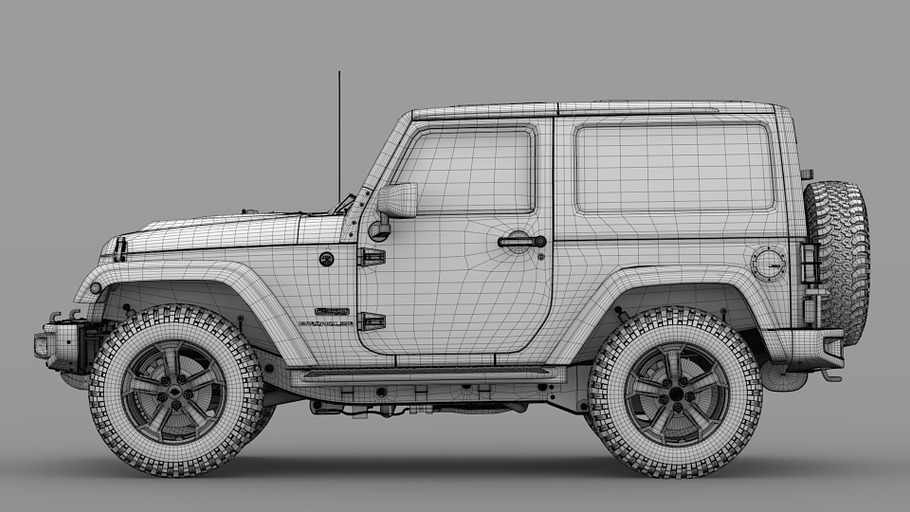 Jeep Wrangler Rubicon Recon JK 2017 in Vehicles - product preview 14