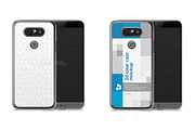 LG G5 2d Clear Mobile Case Mockup 