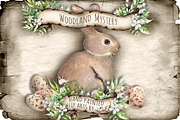 Woodland Mystery Watercolor Clip Art
