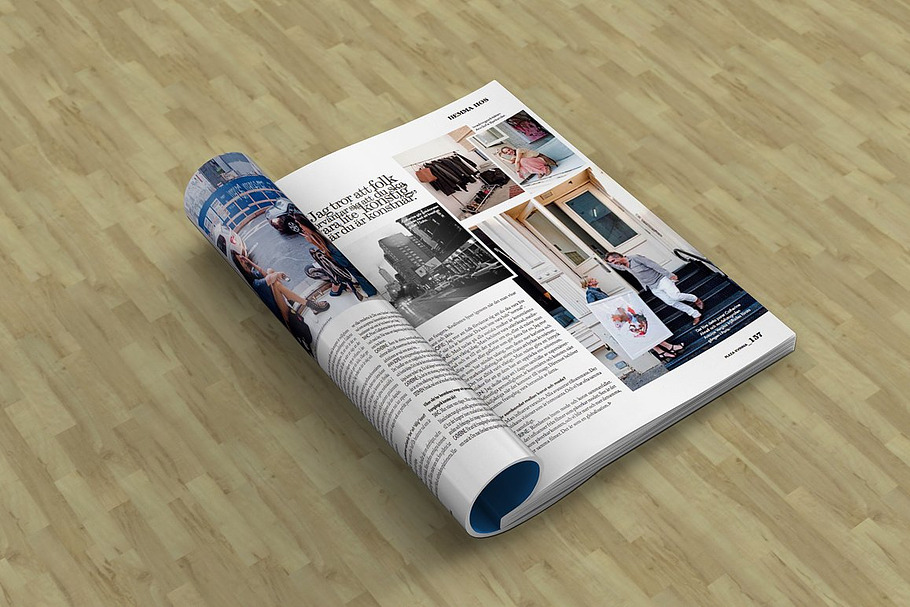 5 Magazine & Catalogue Mock Up-03 in Print Mockups - product preview 8