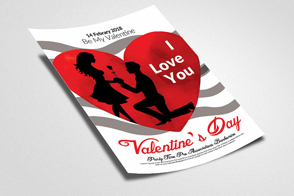 14th Feb Valentines Day Flyers in Flyer Templates - product preview 1