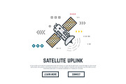 Communication satellite illustration