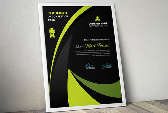 Certificate in Stationery Templates - product preview 5