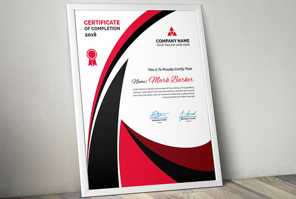 Certificate in Stationery Templates - product preview 6