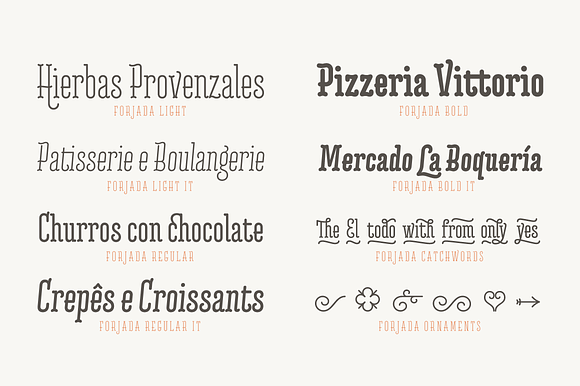 Forjada in Slab Serif Fonts - product preview 3