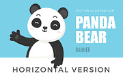 Panda Bear Banner