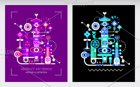 Abstract Art Designs (3 options)  in Illustrations - product preview 1