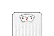 Glossy realistic weigher icon