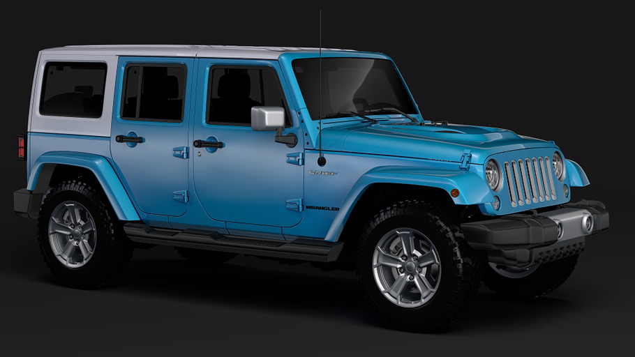 Jeep Wrangler Unlimited Chief JK2017 in Vehicles - product preview 3