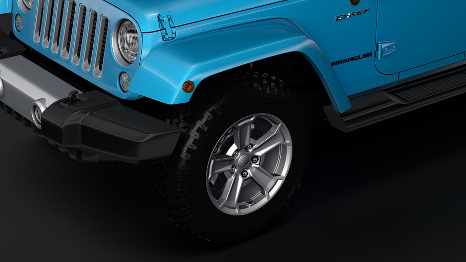 Jeep Wrangler Unlimited Chief JK2017 in Vehicles - product preview 4