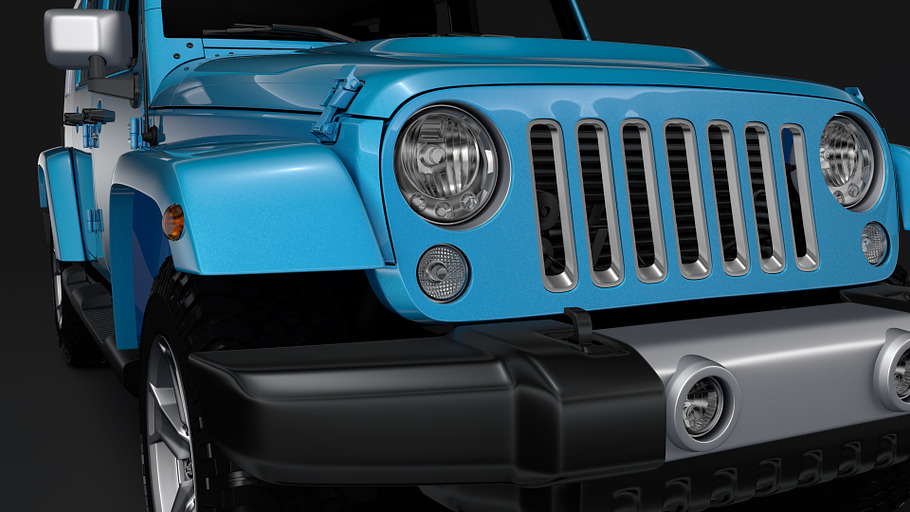 Jeep Wrangler Unlimited Chief JK2017 in Vehicles - product preview 5