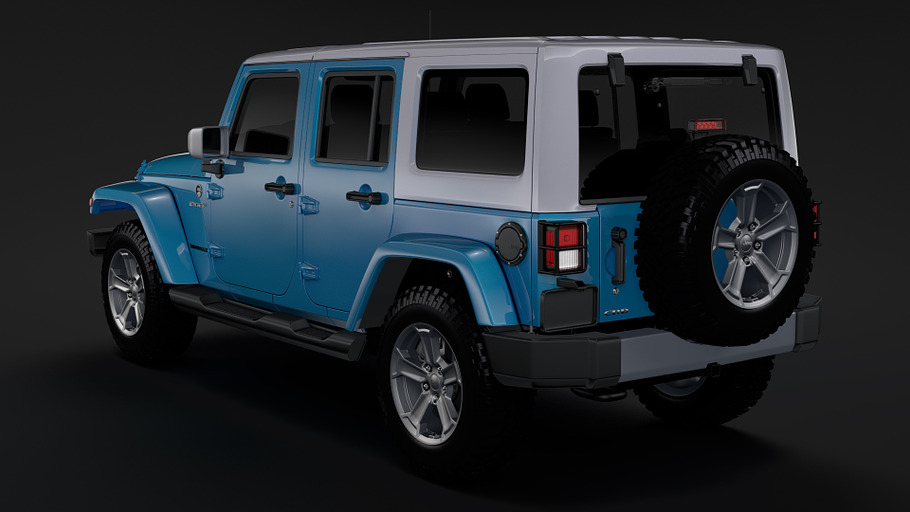 Jeep Wrangler Unlimited Chief JK2017 in Vehicles - product preview 7