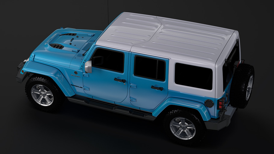 Jeep Wrangler Unlimited Chief JK2017 in Vehicles - product preview 10