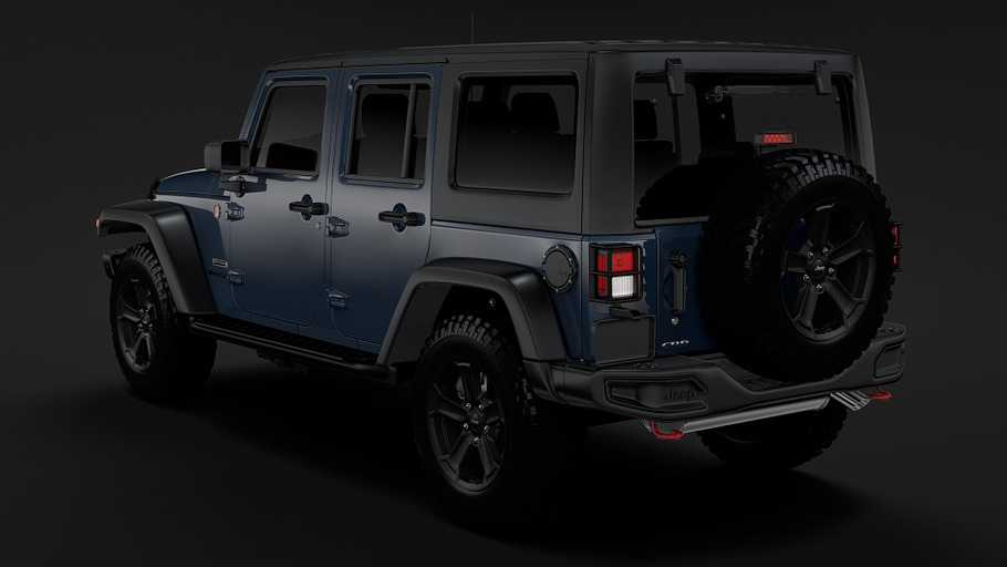 Jeep Wrangler Unlimited Rubicon in Vehicles - product preview 6