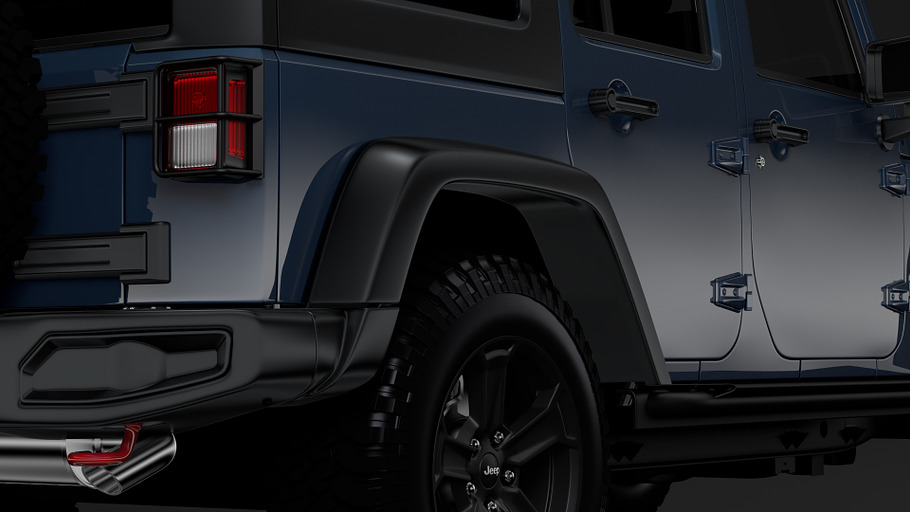 Jeep Wrangler Unlimited Rubicon in Vehicles - product preview 11