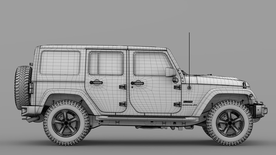 Jeep Wrangler Unlimited Rubicon in Vehicles - product preview 13