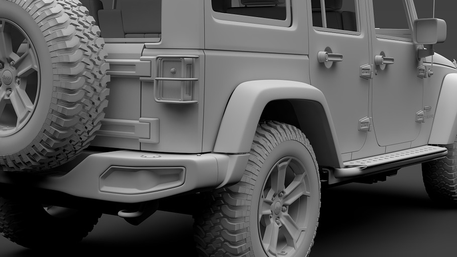 Jeep Wrangler Unlimited Rubicon in Vehicles - product preview 19