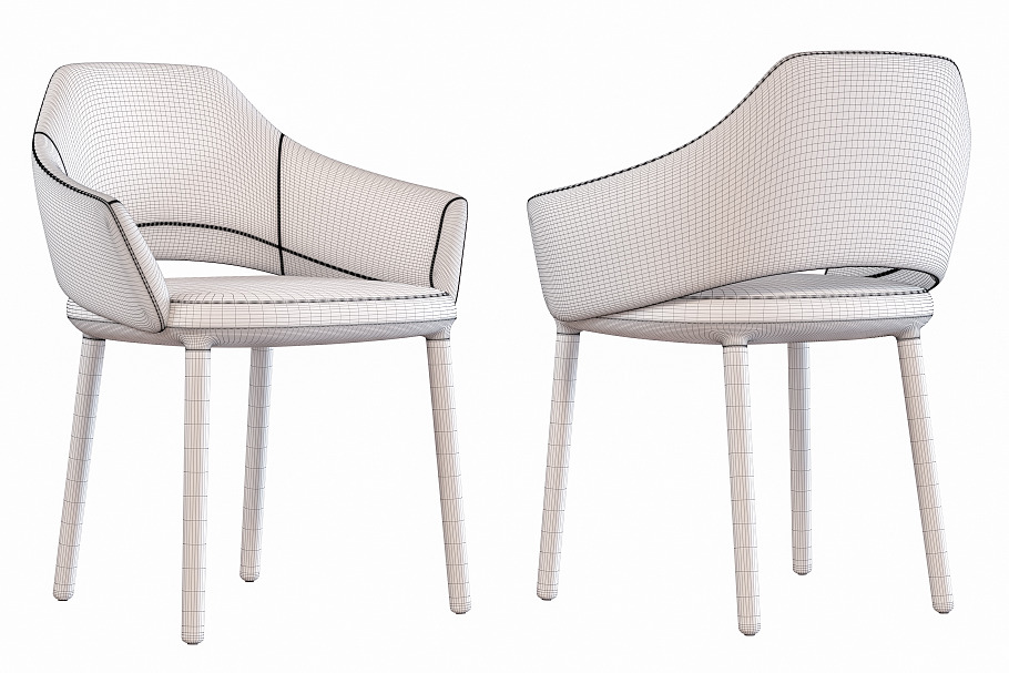 VIC_Chair_By_PEDRALI in Furniture - product preview 3