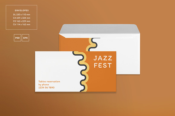 Branding Pack | Jazz Festival in Branding Mockups - product preview 3