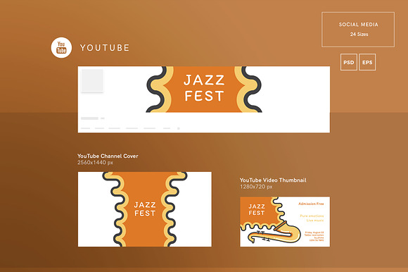 Branding Pack | Jazz Festival in Branding Mockups - product preview 9
