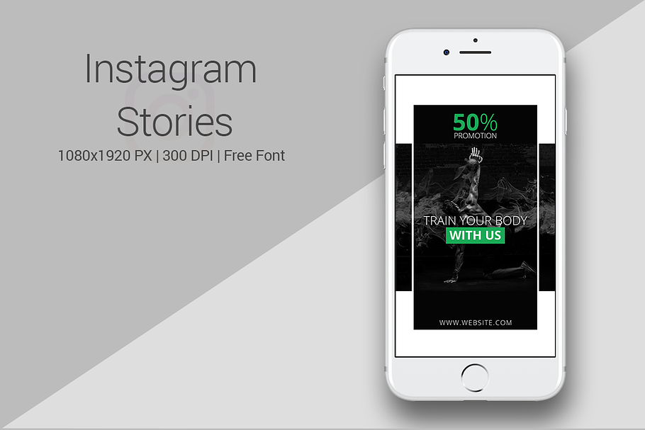 Gym Instagram Stories in Instagram Templates - product preview 8