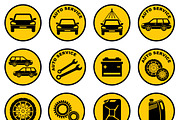 Car repair service icon