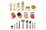 cosmetics make up set