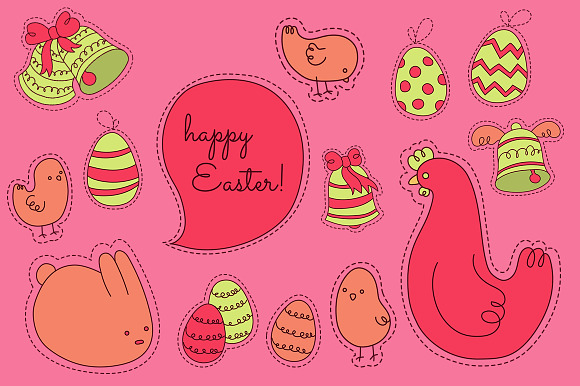 Tasty easter icons in Illustrations - product preview 2