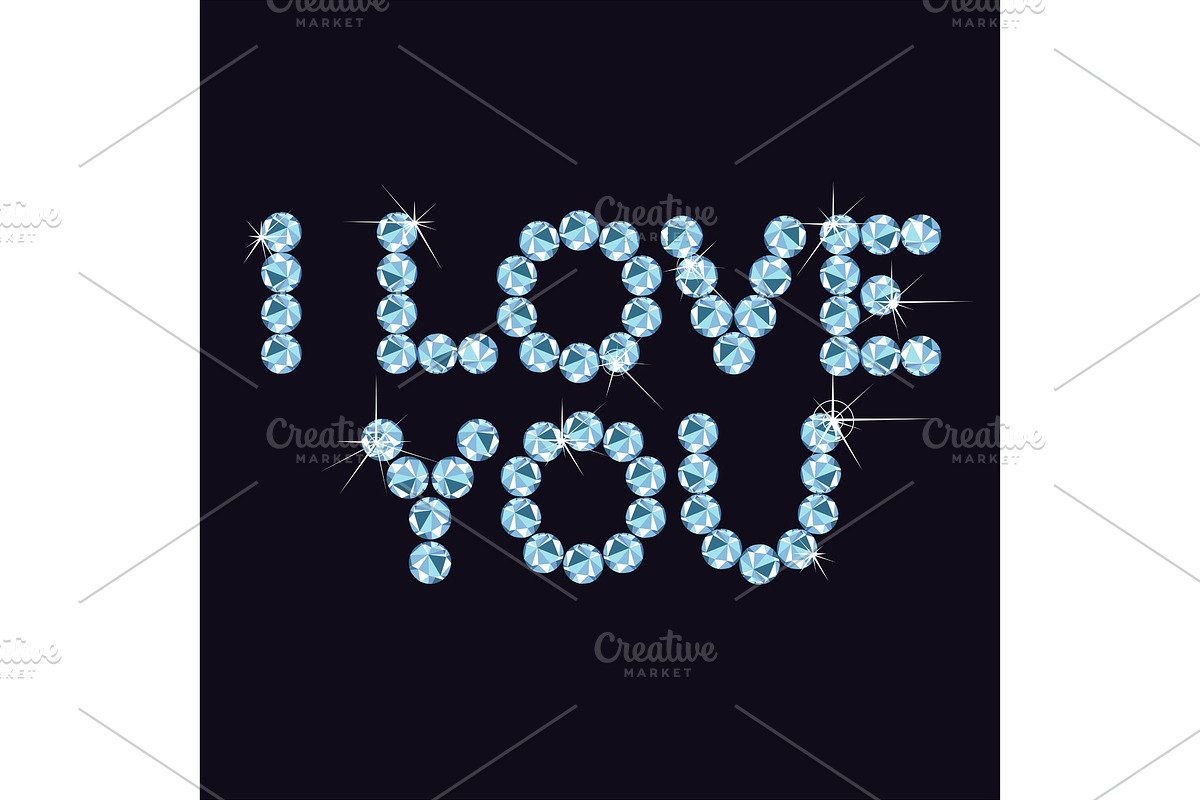 love you diamond in Objects - product preview 8