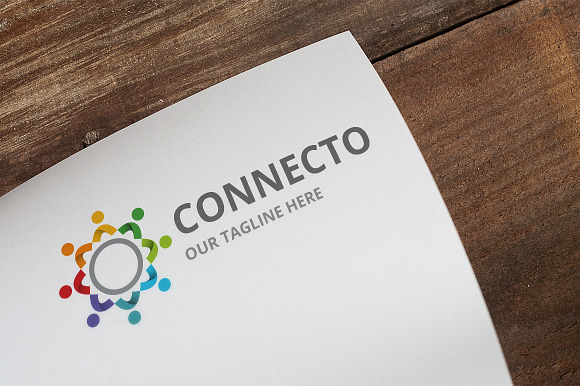 Connecto Logo in Logo Templates - product preview 1