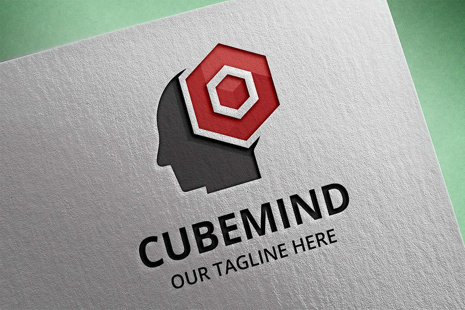 Cube Mind Logo in Logo Templates - product preview 8