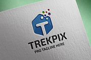 Letter T (Trekpix) Logo