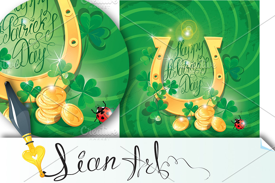 Happy St. Patrick`s Day in Illustrations - product preview 8
