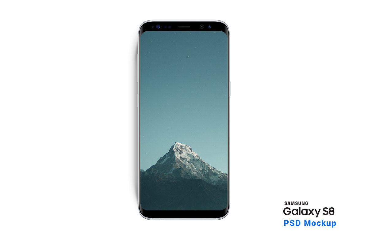 Samsung Galaxy S8 PSD Mockup all-in1 in Mobile & Web Mockups - product preview 8