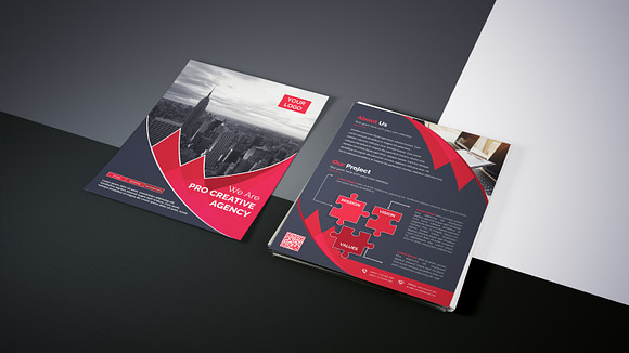 Both Side flyer in Stationery Templates - product preview 1