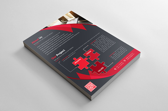 Both Side flyer in Stationery Templates - product preview 4