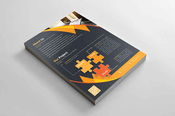 Both Side flyer in Stationery Templates - product preview 5