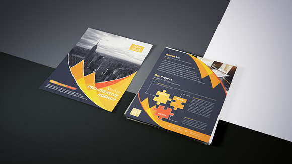 Both Side flyer in Stationery Templates - product preview 8
