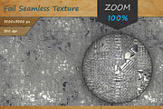 Aluminum Foil Seamless HD Texture