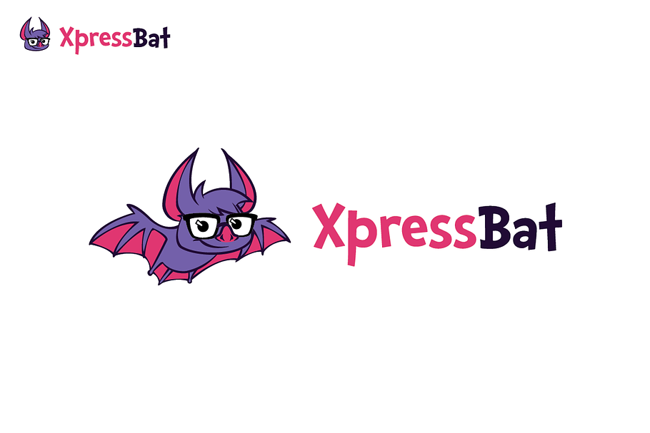 Bat Illustrative Logo in Logo Templates - product preview 8